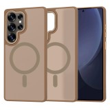 Husa pentru samsung galaxy s25 ultra - halofrost, magsafe, sandstone brown