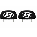 Set 5 huse tetiere negre, pentru gama auto HYUNDAI