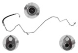 Conducta aer conditionat Nissan Nv400; Opel Movano; Renault Master, motor: 2.3 dci, Furtun inalta presiune, Aluminiu/ Cauciuc, 924400031R; 924408568R