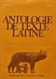 Antologie Texte Latine - C. Dragulescu, 1981, 172 pagini, brosata. Literatura, Biografii