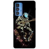 Husa compatibila cu Motorola Edge 20 Lite model Space concert, Silicon, TPU, Viceversa, Transparent, Carcasa