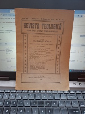 Revista Teologică - Dr. Nicolae Bălan foto