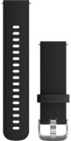 GARMIN ERSATZARMBAND VIVOMOVE HR SILIKON SCHWARZ/EDELST (20M 010-12561-02 GARMIN