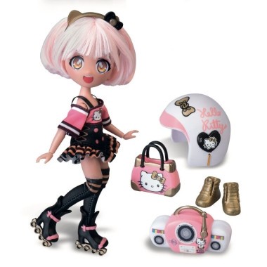 Hello Kitty Golden Diva Roller Papusa Manga
