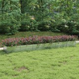 vidaXL Strat &icirc;nălțat de grădină argintiu 600x80x45 cm oțel galvanizat 316903