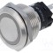 Lampă de control LED plată albă 24V &Oslash;22mm EAO 82