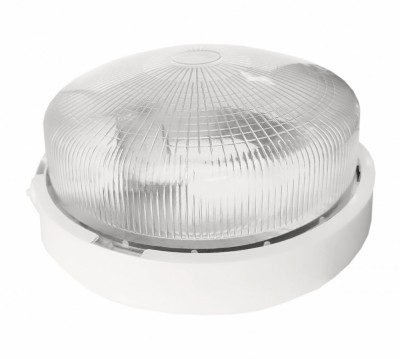 Plafoniera rotunda cu abajur din sticla 232x100mm E27 uzinala, maxim 100W IK06 IP44 cu montaj pe tavan sau perete,badt 3 ani garantie foto