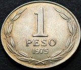 Moneda exotica 1 PESO - CHILE, anul 1975 * cod 4517 B