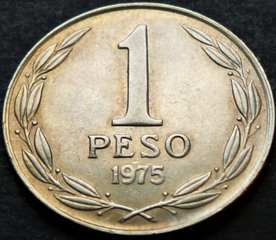 Moneda exotica 1 PESO - CHILE, anul 1975 * cod 4517 B foto