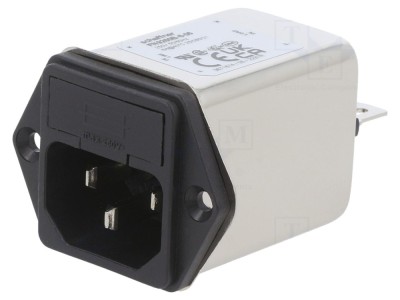 Conector AC C14, 6A 250VAC foto
