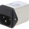Conector AC C14, 6A 250VAC
