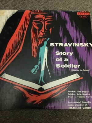 Vinil Emanuel Vardi &amp;lrm;&amp;ndash; Stravinsky: Story of a Soldier (Histoire du Soldat) (G+) foto