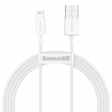 Cablu Baseus Superior USB - Lightning 2,4A 1,5 M Alb (CALYS-B02)