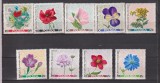 POLONIA FLORA 1967 MI: 1781-1789 MNH, Nestampilat