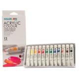 Tempera Acrilica 12 culori Tub 12ML