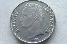 MONEDA 2 BOLIVARES 1989-VENEZUELA foto