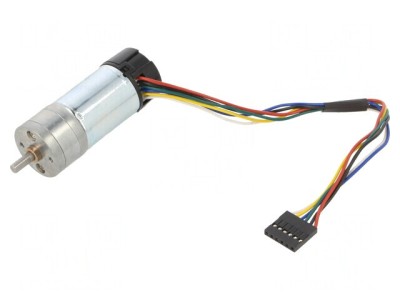 Motor DC cu Codificator și Transmisie 12V 9.7:1 foto
