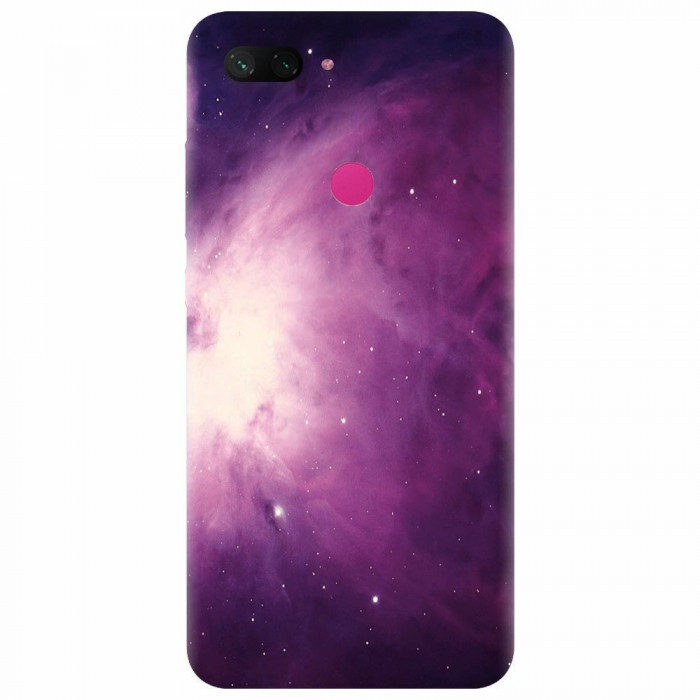 Husa silicon pentru Xiaomi Mi 8 Lite, Purple Supernova Nebula Explosion