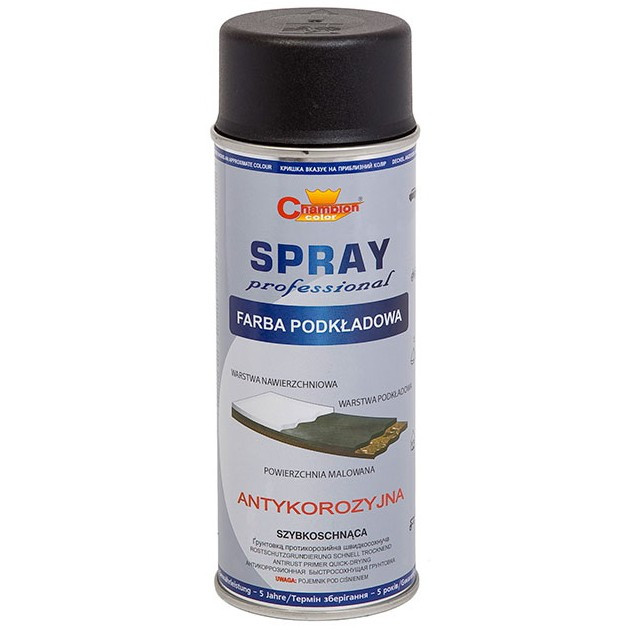 Spray 9011 Primer NEGRU MAT 400ml ManiaCars