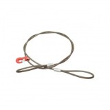 Cablu troliu ciochinar din otel 6x37 fi 14mm 4m cu 2 ochiuri si carlig 1.6T