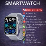 Cumpara ieftin SMARTECH SmartWatch cu Apel Bluetooth, Senzor Glucometru, Analiza Impedantei Bioelectrice, EKG, HRV, Nivel Radiatii, Temperatura Corporala, Ritm Cardi