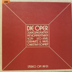 Editie cartonata 3xLP Various ‎– Die Oper Opus Musicum (EX)