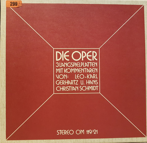 Editie cartonata 3xLP Various &lrm;&ndash; Die Oper Opus Musicum (EX)