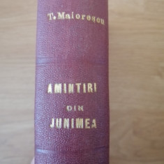 Iacob Negruzzi - Amintiri din Junimea, 1921-1923, editie princeps