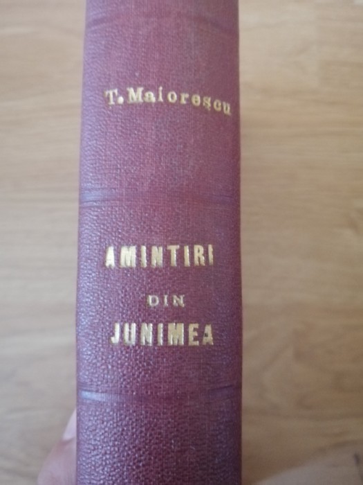 Iacob Negruzzi - Amintiri din Junimea, 1921-1923, editie princeps