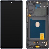 Display cu Touchscreen MP compatibil cu Samsung Galaxy S20 FE G780, cu Rama, Versiune OLED, Bleumarin