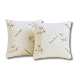 Set 2 Perne 60x60 Somnart Belina Bamboo, microfibra, lavabile la masina, vidat