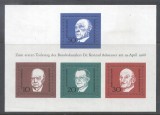 Germany Bundes 1968 Konrad Adenauer perf. sheet Mi.B4 MNH DA.183, Nestampilat