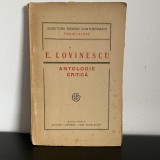Eugen Lovinescu, Antologie Critică, 1921