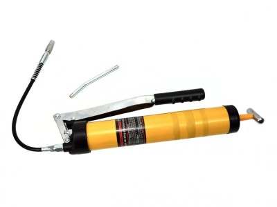 Pistol manual de gresat vaselina 900ml, culoare galbena, GEKO G01149 foto