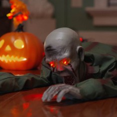 vidaXL Zombie care se t&acirc;răște de Halloween Verde 112 x 25.5 x 21.5 cm 42020041