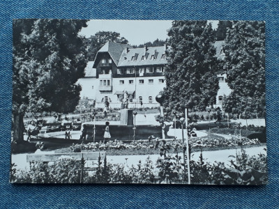 292 - Borsec -Vedere din parc / Borszek / carte postala circulata RPR foto