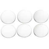 Cumpara ieftin Set 6 opritoare pentru usa, mobila, diametru 4 cm, transparente, reutilizabile