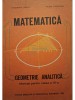 Constantin Udriste - Matematica - Geometrie analitica - Manual pentru clasa a XI-a (Editia: 1984)