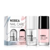 Cumpara ieftin NOBEA Nail Care Strong &amp; Nude Set set de lacuri de unghii