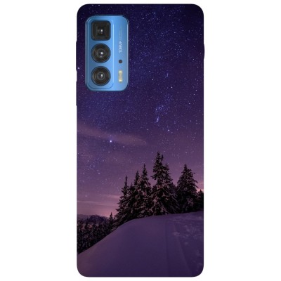 Husa compatibila cu Motorola G100 model Winter Sky Lights, Silicon, TPU, Viceversa foto