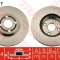 Disc frana TOYOTA COROLLA (CDE12, ZZE12, NDE12, ZDE12) (2001 - 2007) TRW DF4317