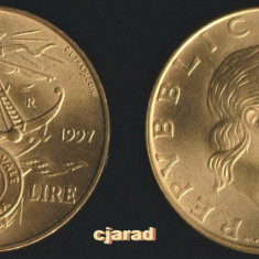 Moneda comemorativa 200 LIRE - ITALIA, anul 1997 *cod 2949 = UNC