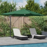 VidaXL Umbrelă Cantilever Verde Verde Poliester, Metal Mare