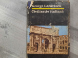 Civilizatie italiana de George Lazarescu