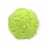 TPR Jucărie pentru c&acirc;ini - minge care sc&acirc;rț&acirc;ie, galbenă, 6cm