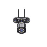 Cumpara ieftin Aproape nou: Camera supraveghere video PNI IP594S wireless, cu IP, 4 lentile 4 x 2M