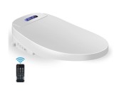 Capac WC cu functie de bideu smart, scurt 45-49 cm, toaleta japoneza cu telecomanda, spalare, uscare, incalzire colac, lumina UV