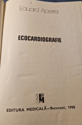 Ecocardiografie Eduard Apetrei foto