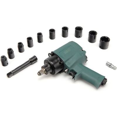 Trusa cu pistol de impact si tubulare 1/2 foto