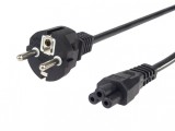 Cablu alimentare notebook Schuko la IEC C5 drept 2m, KPSPU, Oem
